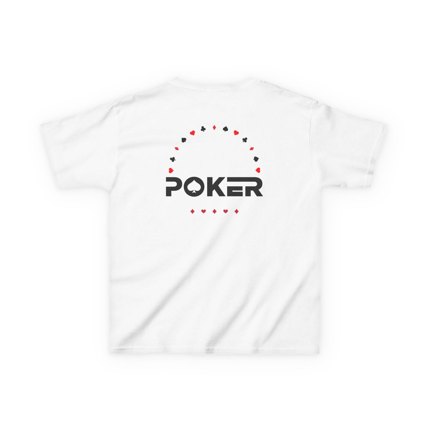 Kids Poker Tee - Fun for Game Nights, Birthdays, Family Gatherings, Gifts for Young Players, Casual Wear
