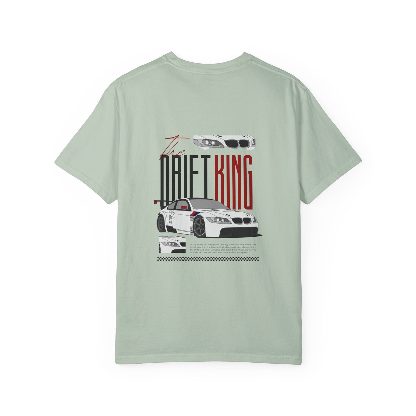Vintage Drift King Unisex T-Shirt - Graphic Car & Moth Design