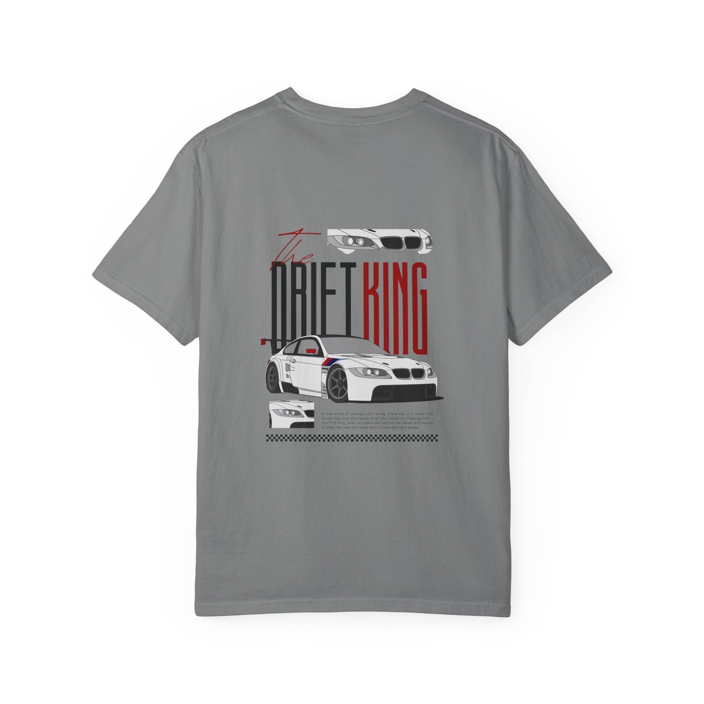 Vintage Drift King Unisex T-Shirt - Graphic Car & Moth Design