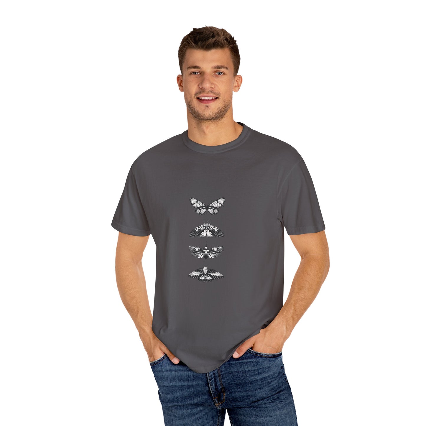 Vintage Drift King Unisex T-Shirt - Graphic Car & Moth Design