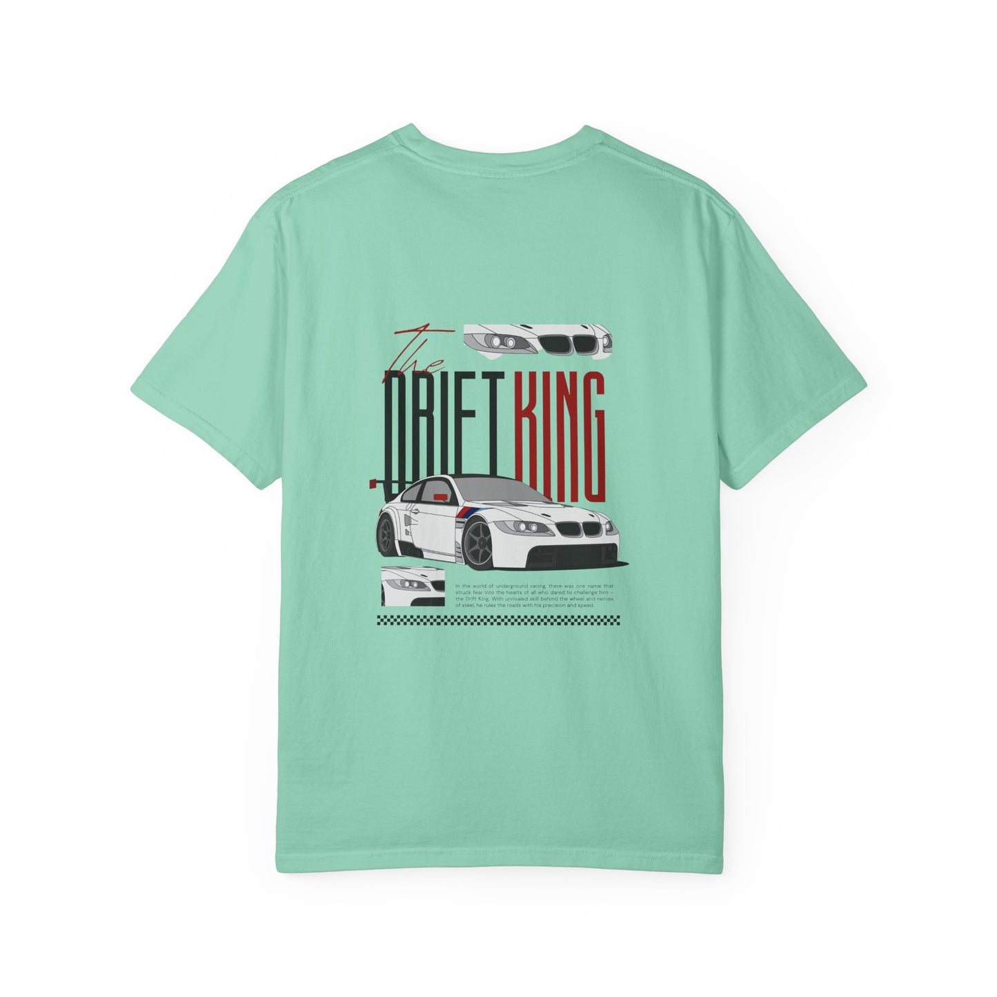 Vintage Drift King Unisex T-Shirt - Graphic Car & Moth Design