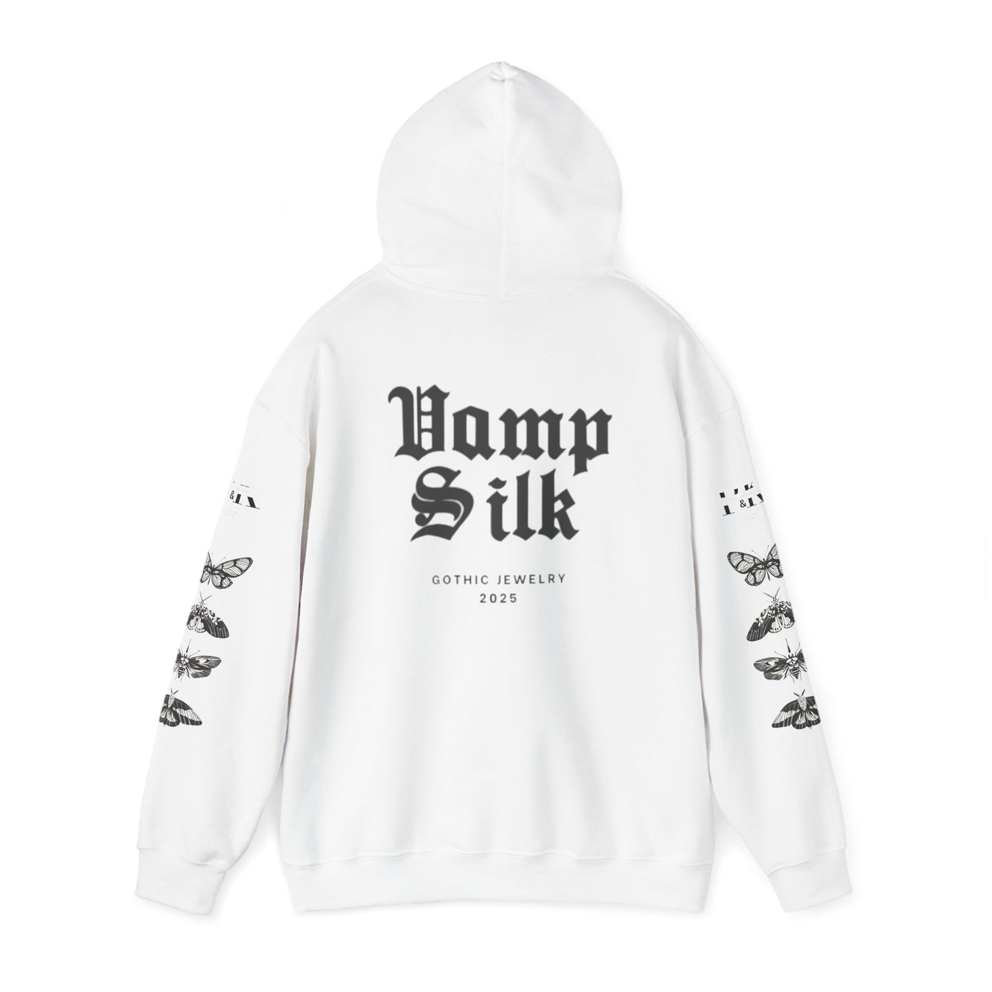 Gothic Butterfly Hooded Sweatshirt - Unisex Heavy Blend™