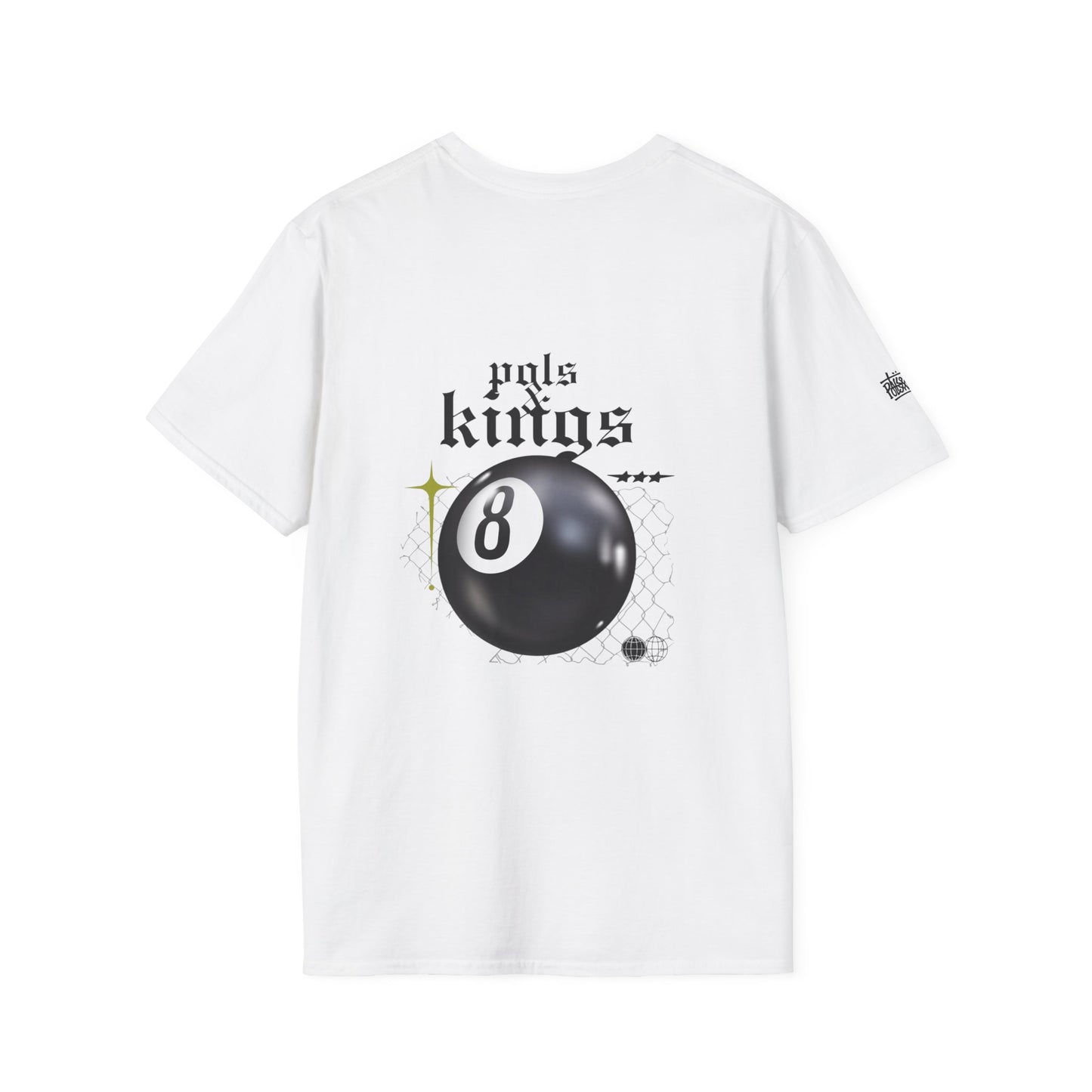 Unisex Softstyle T-Shirt: Cool, Playful Graphic Tee for Pool Lovers, Perfect for Casual Outings, Birthdays, and Parties