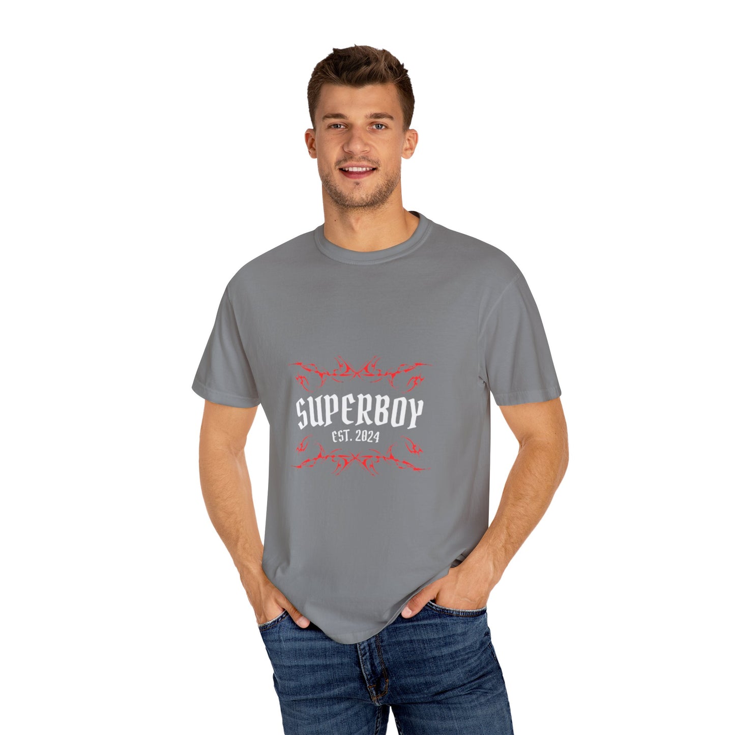 Superboy Moon Synergy Unisex Garment-Dyed T-Shirt - Esoteric Style