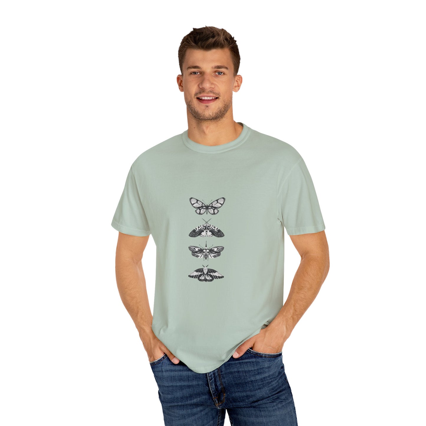 Vintage Drift King Unisex T-Shirt - Graphic Car & Moth Design