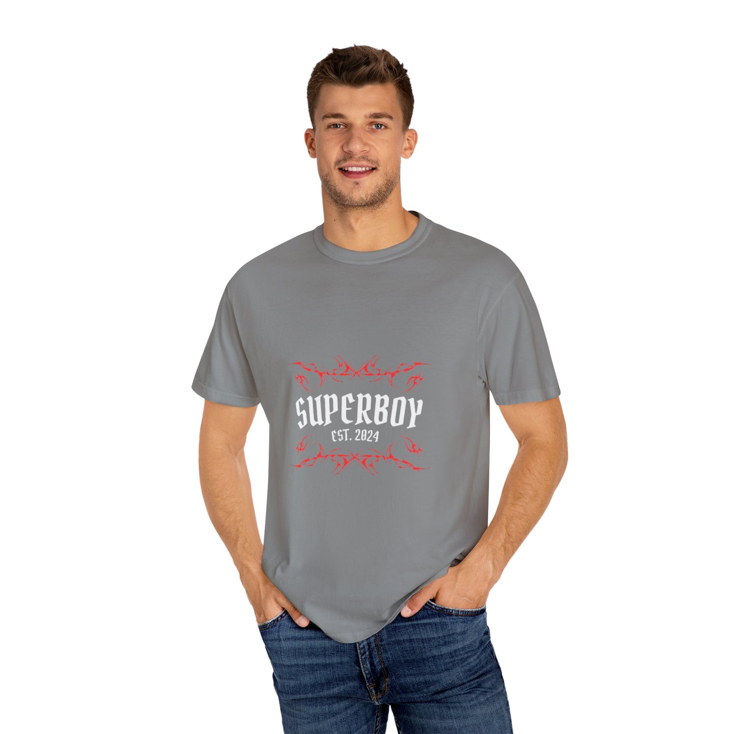 Superboy Moon Synergy Unisex Garment-Dyed T-Shirt - Esoteric Style