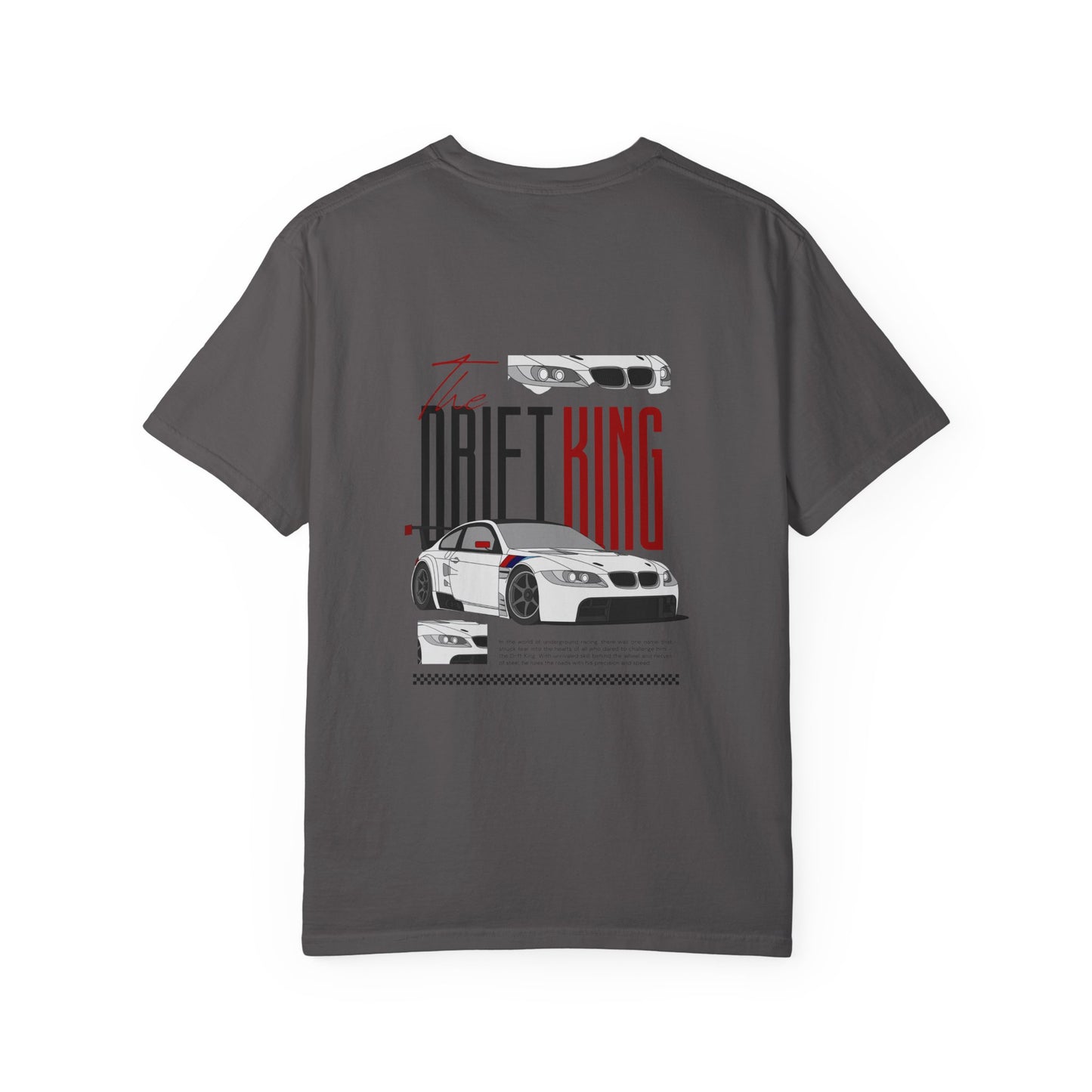 Vintage Drift King Unisex T-Shirt - Graphic Car & Moth Design