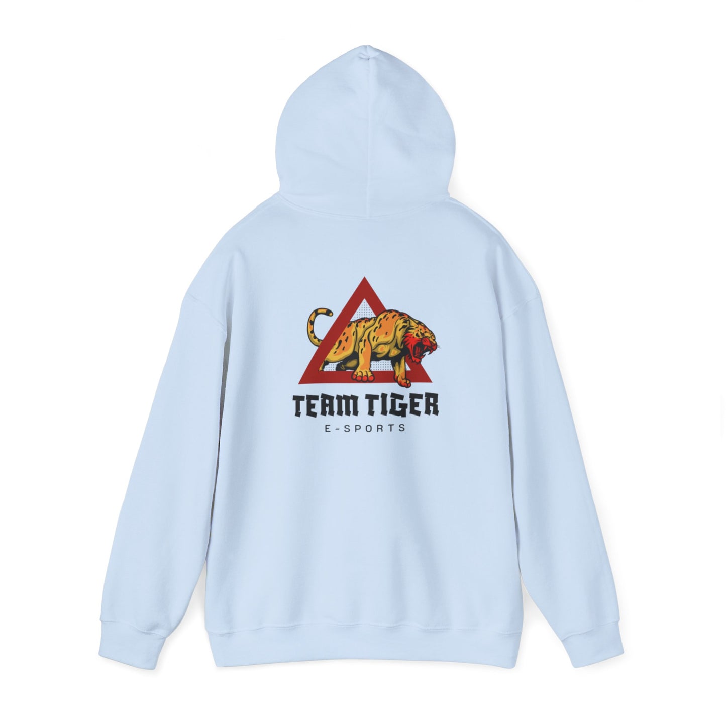 Unisex Heavy Blend Hoodie with Skull and Tiger Graphics - Perfect for Gamers and Sports Enthusiasts