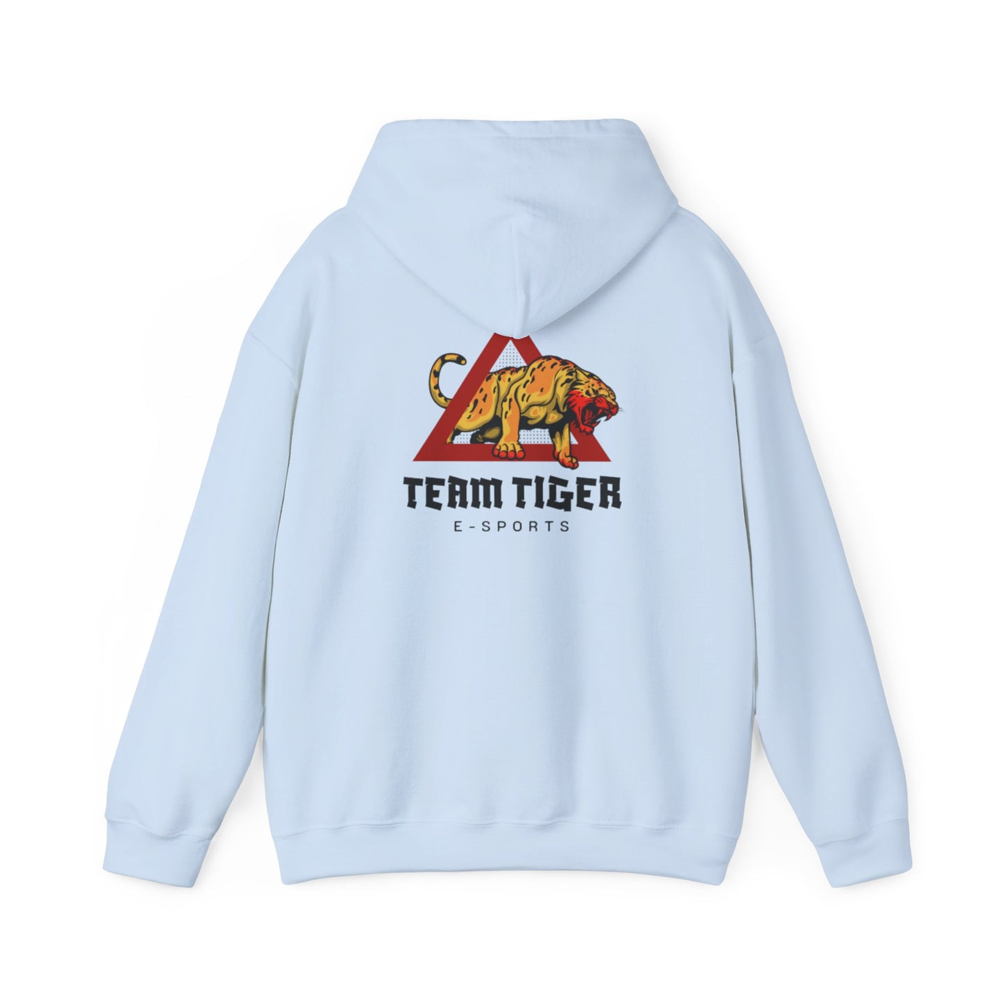 Unisex Heavy Blend Hoodie with Skull and Tiger Graphics - Perfect for Gamers and Sports Enthusiasts