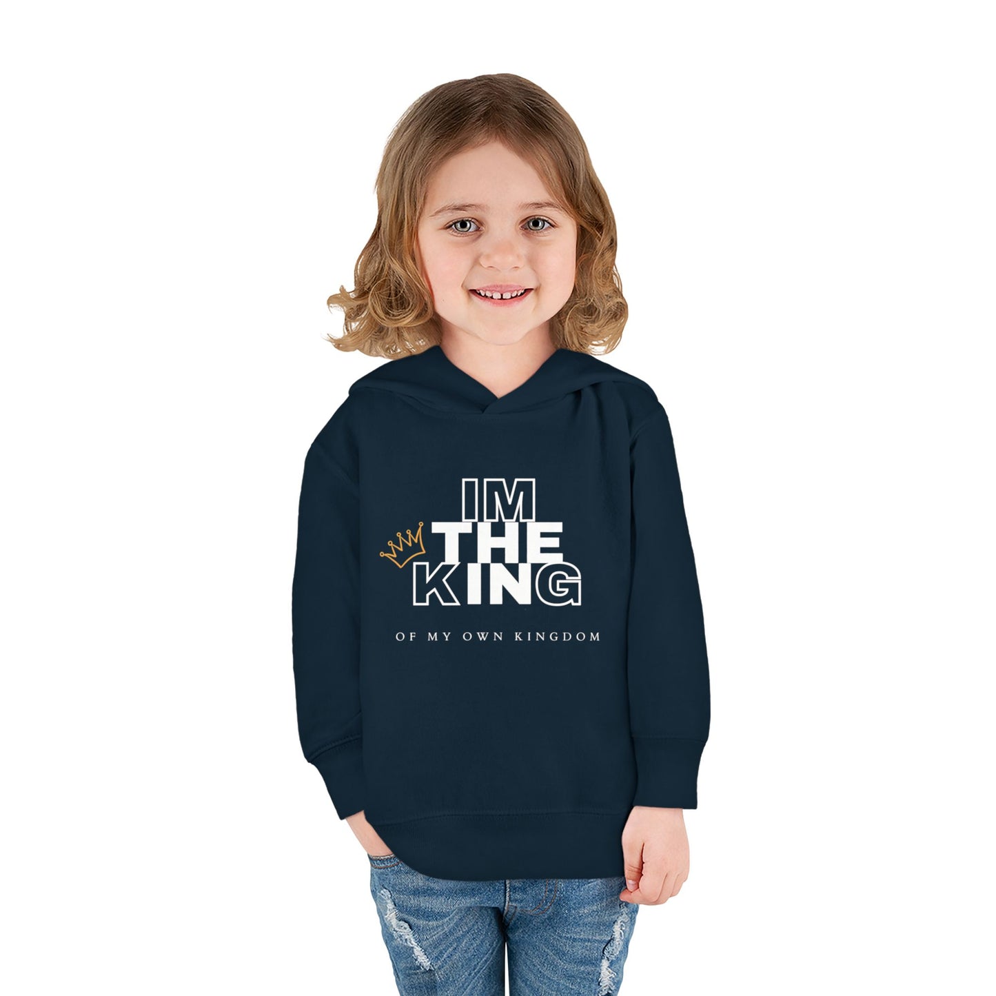 Toddler Fleece Hoodie - "I'M THE KING" & "SWEET LITTLE PRINCE" - Perfect for Birthday, Baby Showers, Playdates, Cozy Nights, Holiday Gifts