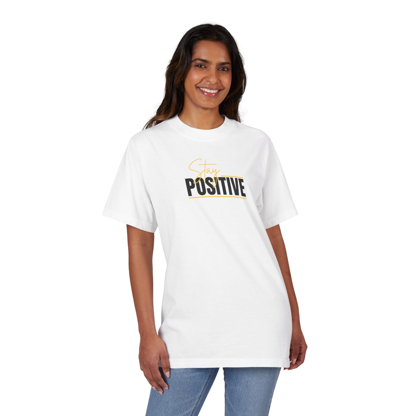 Stay Positive & Don't Quit Unisex T-Shirt - Motivational Graphic Tee for Everyday Inspiration