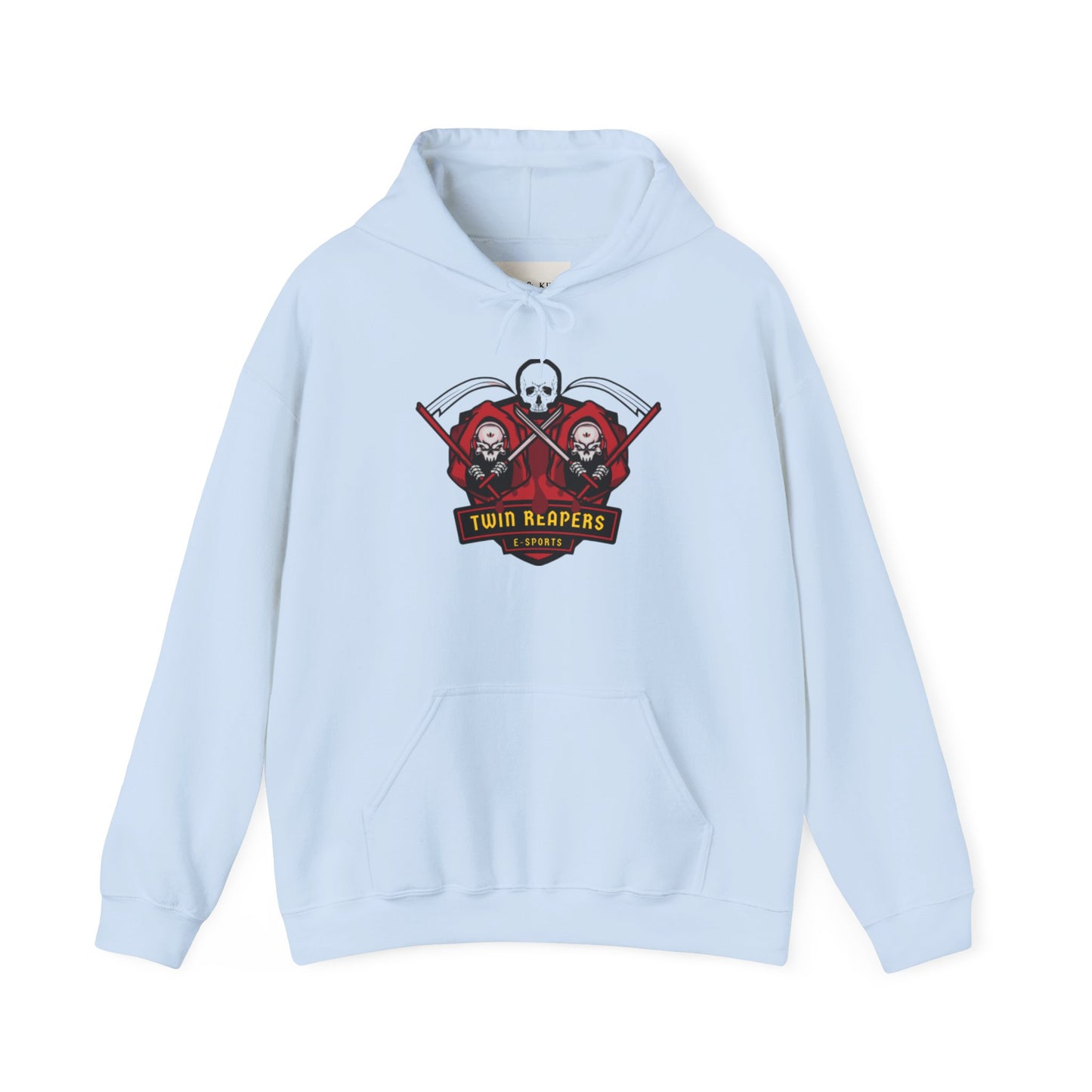 Unisex Heavy Blend Hoodie with Skull and Tiger Graphics - Perfect for Gamers and Sports Enthusiasts