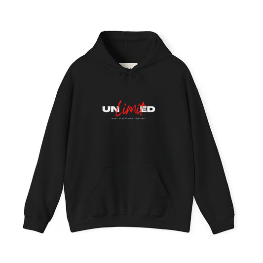 Unlimited Unisex Hoodie - Embrace Your Power, Comfortable Streetwear, Perfect Gift for Events, Casual Wear, Unique Graphic Design
